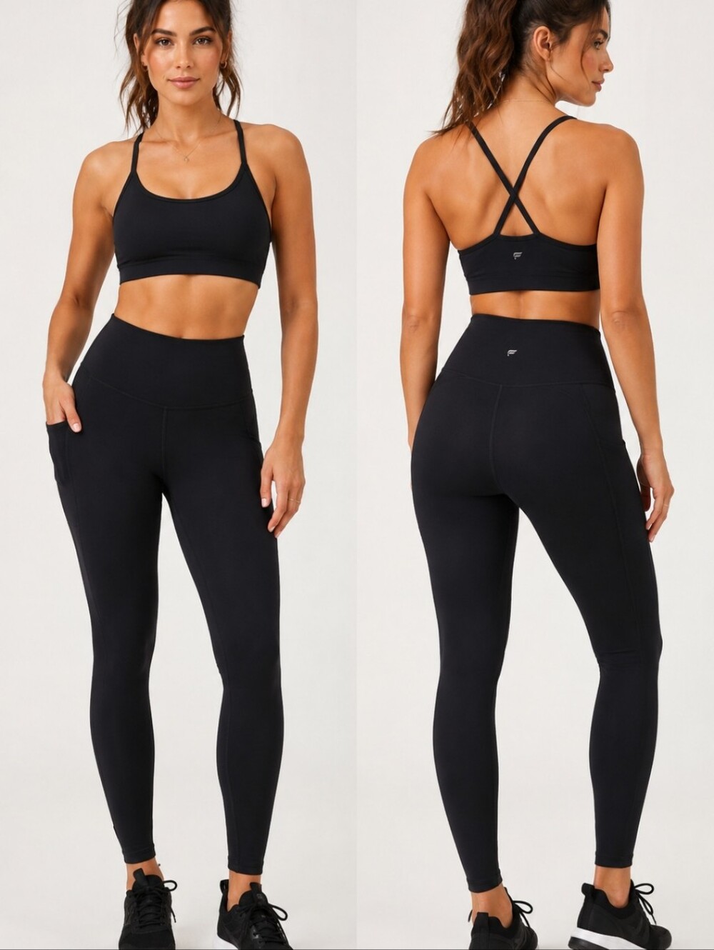 Fabletics PowerHold High Rise Pocket Compression Leggings S